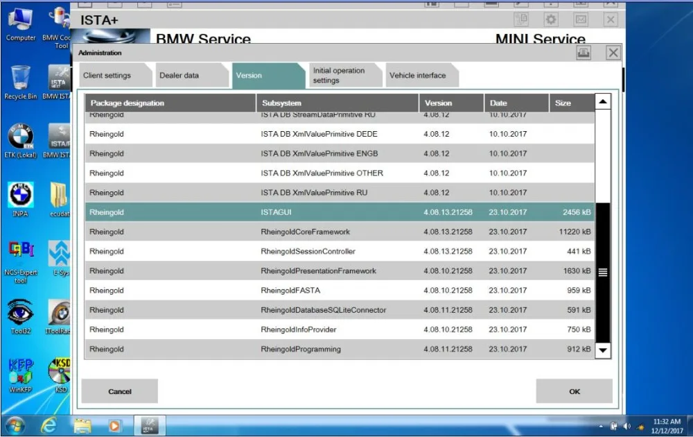 Новейшая модель V2020.12 для BMW ICOM A2 следующий HDD ISTA P D программное обеспечение WINDWOS7
