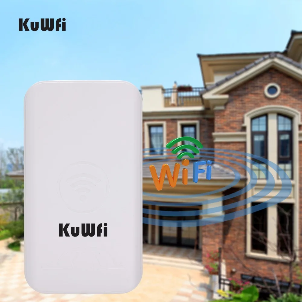 2 шт. KuWFi 1-3 км 300 Мбит/с Открытый CPE маршрутизатор 5 г беспроводной точка доступа маршрутизатор Wifi мост Wi-Fi удлинитель сре маршрутизатор с 24 в POE