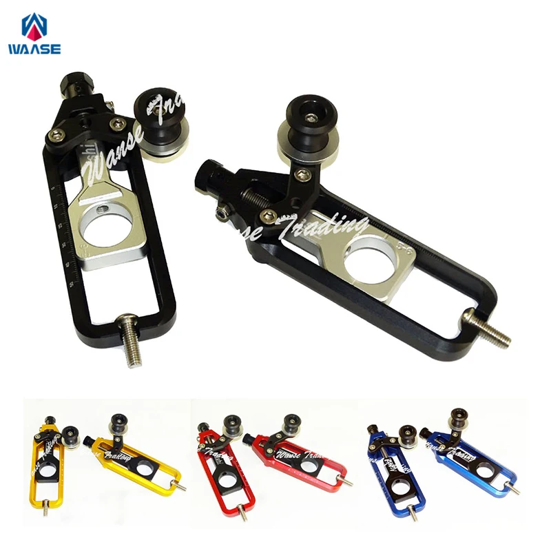 

Motorcycle CNC Aluminum Chain Adjusters with Spool Tensioners Catena For Yamaha YZF R1 2004 2005