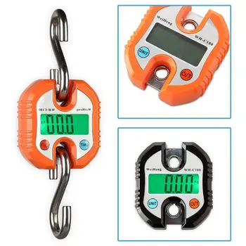 

Crane Scale 150 kg/300lb 50g Crane Scale,Mini Electronic Digital Double-range Heavy Duty Hanging Scale