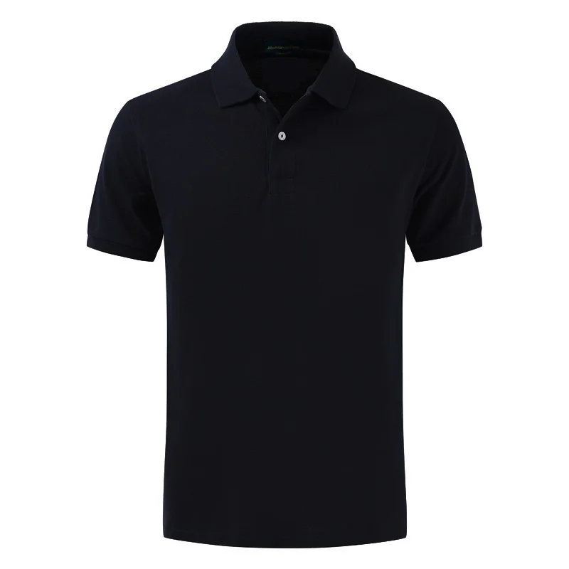 High quality summer new style men's pure color short-sleeved Contton Polo 100%cotton lovers leisure elastic cotton
