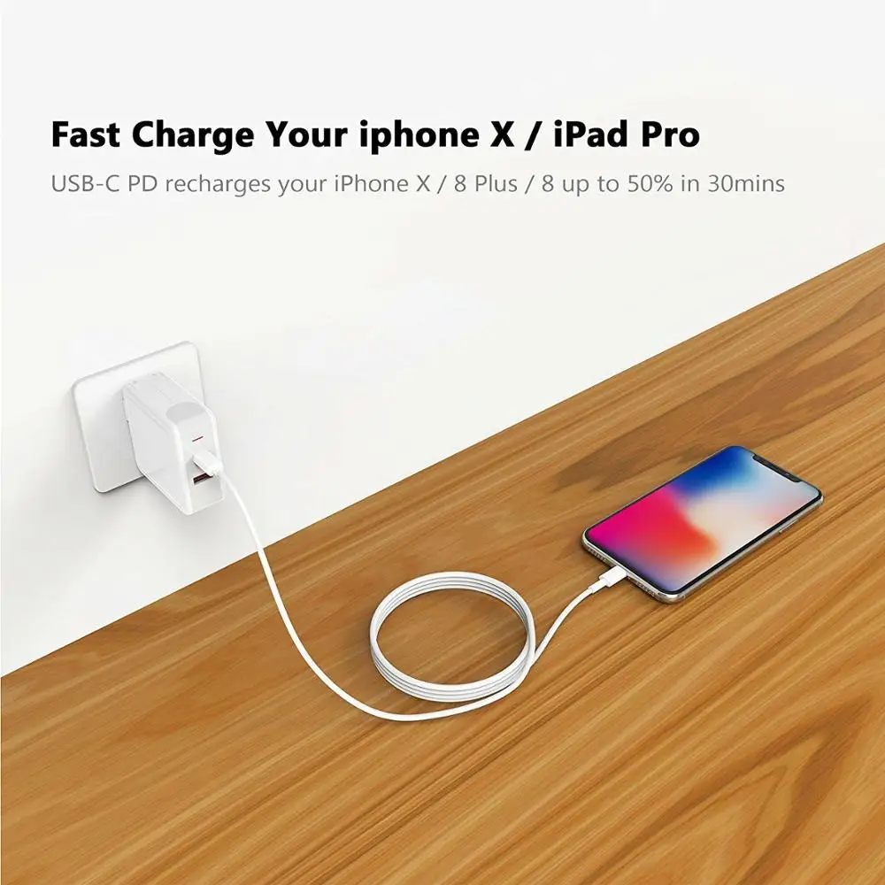 30 Вт USB PD зарядное устройство для iPhone Xs X MacBook Quick Charge type C PD 3,0 зарядное устройство для мобильного телефона Быстрая зарядка type-c PD зарядное устройство