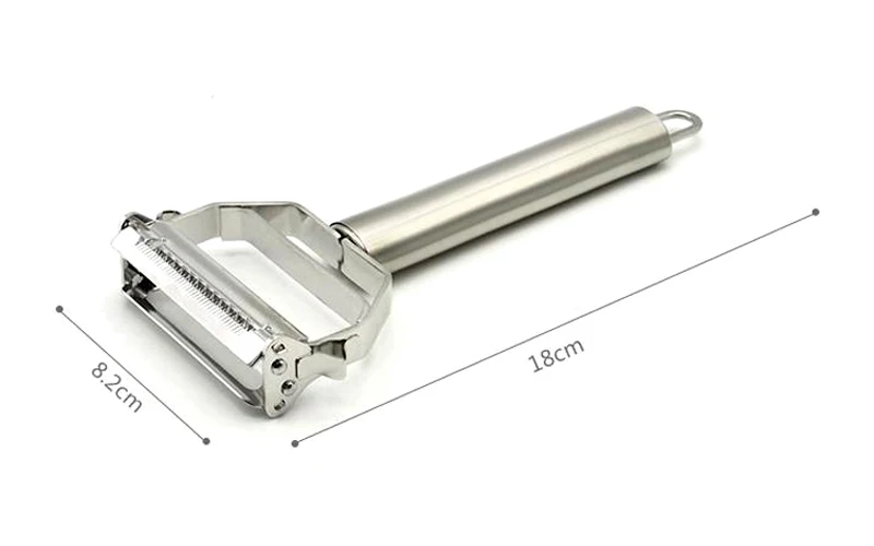 Stainless Steel Julienne Peelers Metal Fruit Vegetable Tools Rotary Sharp Grates Potato Carrot Slicers Cutter Kitchen Gadgets (8)