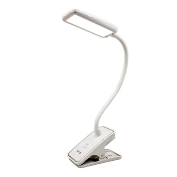 

Led Touch Switch Clip Flexo Desk Lamp 3000mAh High Capacity Battery Reading Light Stepless Dimmer Rechargeable LED Table Lamps