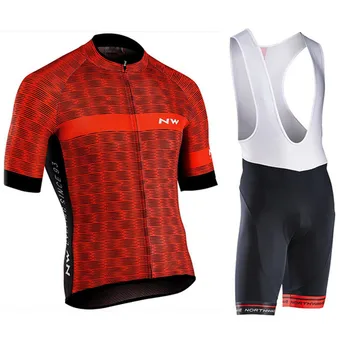 

2020 Cycling Jersey NW Men short sleeve ropa ciclismo verano hombre bike Wear shorts set triathlon Lotto team Cycling Clothing