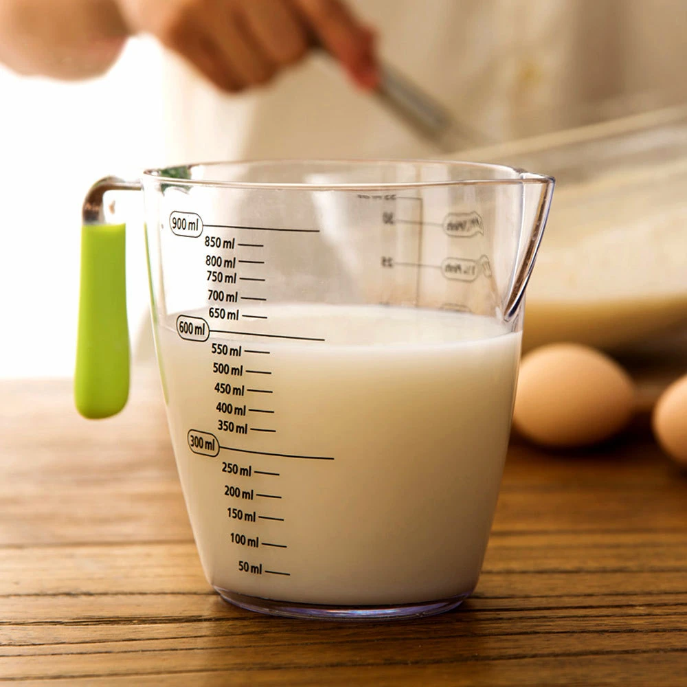 900 Ml Safe En Plastique Transparent Tasse A Mesurer Balances Becher Jug Cuisine Ustensile De Cuisson Lait De L Eau Liquide De Mesure Outils De Cuisine Outils Aliexpress