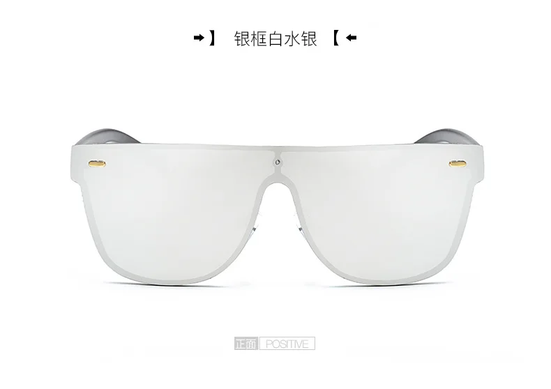 MINCL/Винтажные интегрированные зеркальные солнцезащитные очки для мужчин и женщин, солнцезащитные очки UV400, унисекс, готические очки FML