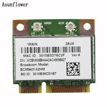 Беспроводная 802.11n 300 Мбит/с Bluetooth 4,0 Половина мини PCI-E wifi карта BCM943142HM