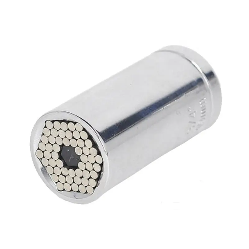 

Universal Wrench Socket Set Gator Easy Grip 7-19mm Magic Sleeve Hand Tools Multifunction Drill Bit adapted silver screwdriver