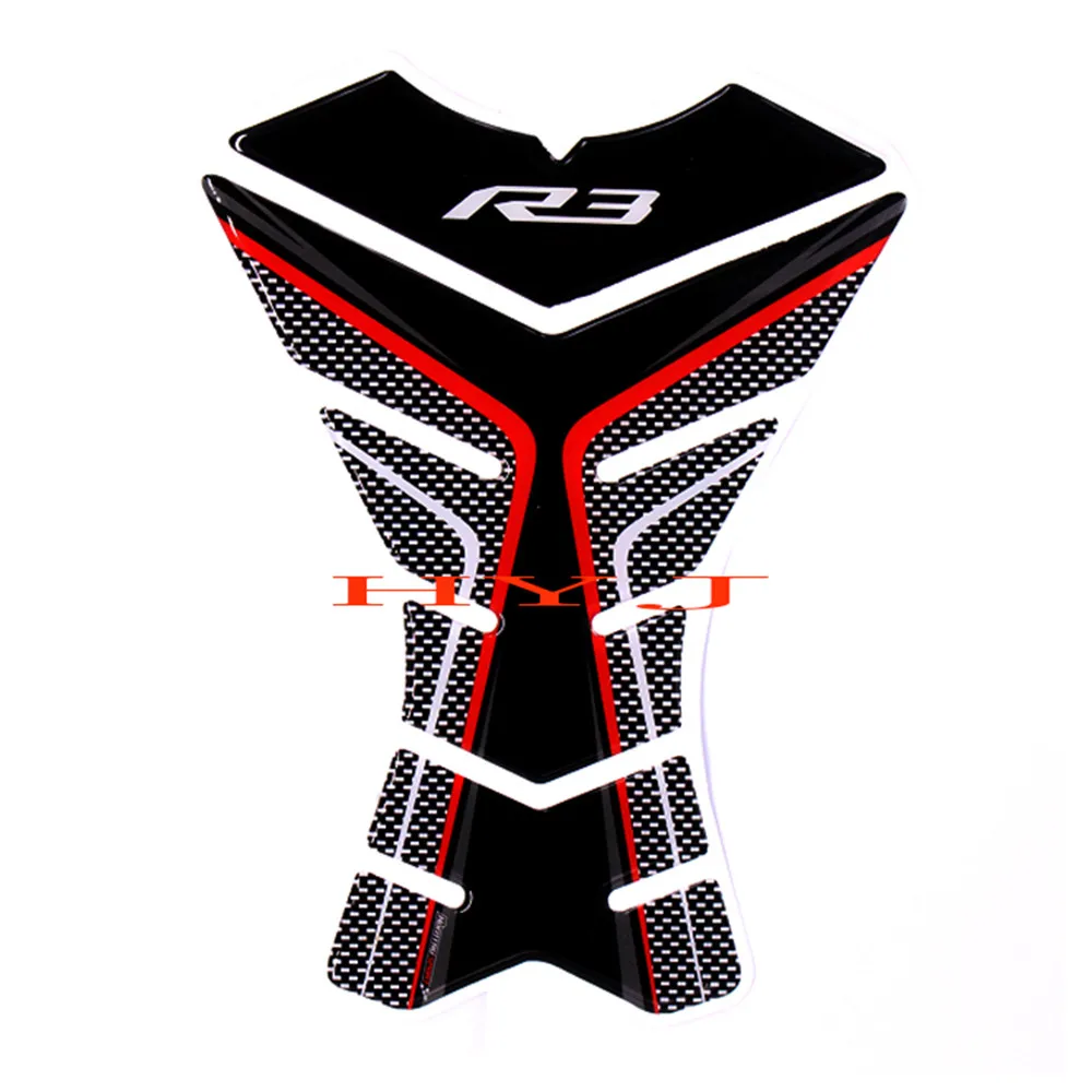 3D бак мотоцикла Pad Защитная Наклейка Наклейки Чехол для Yamaha R3 YZF-R3 ПРОТИВ Танка - Цвет: C