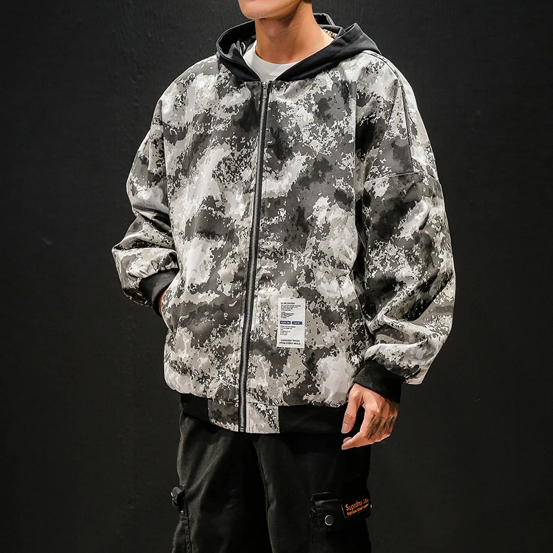 2019 Spring New Fashion Vintage Jacket Mens Tracksuit Casual Coat Men Windbreaker Streetwear Camouflage Hooded Jackets Men M-5XL 2019 Spring New Fashion Vintage Jacket Mens Tracksuit Casual Coat Men Windbreaker Streetwear Camouflage Hooded Jackets Men M-5XL