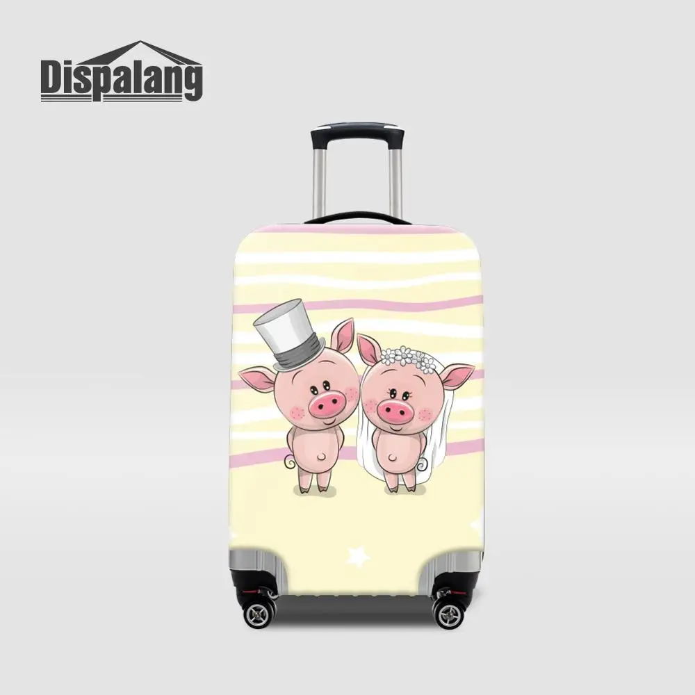 Luggage Cover21 Dispalang лиса свинья Сова Единорог принт защитный чехол на чемодан для 18-32 дюймов детей женщин мультфильм аксессуары для путешествий - Цвет: Luggage Cover21