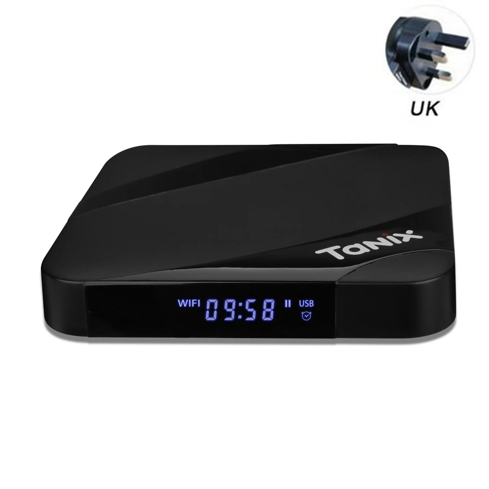 TX3 Max Smart tv Box Android 7,1 S905W четырехъядерный 2G+ 16G H.265 2,4 GHz Wifi 4K HD BT приставка мини медиаплеер приемник - Цвет: UK