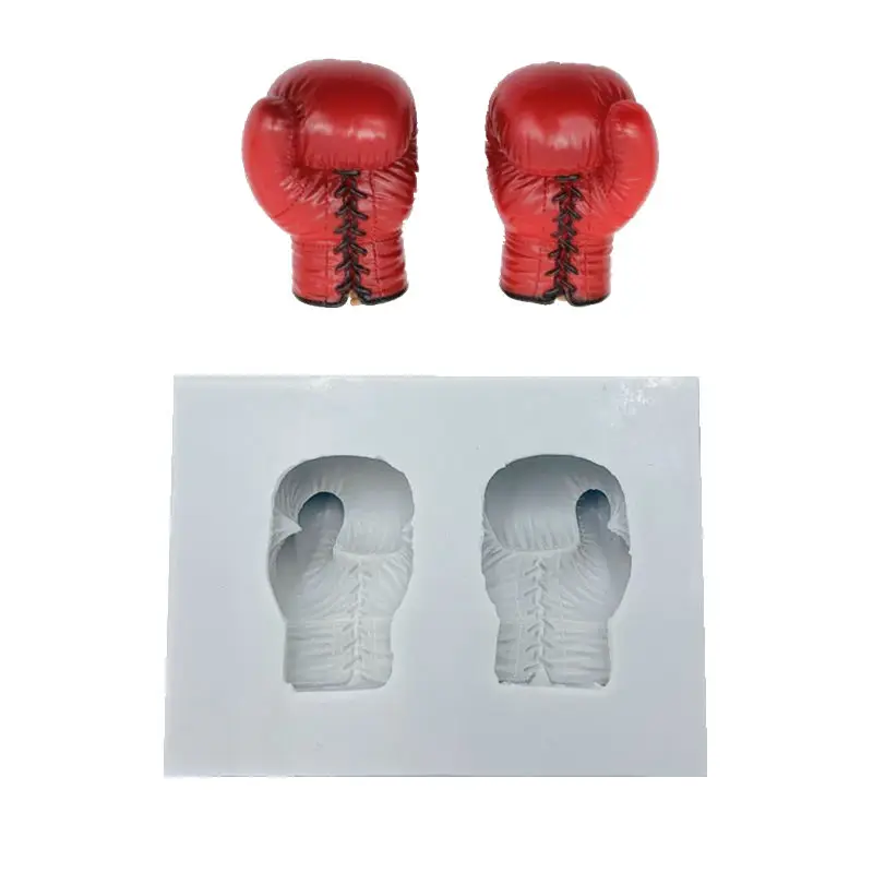 

Silicone Mold Boxing Glove Silicone Mold Mould Sugar Craft Fondant Cake Decorating Animal Mould Baking Tool DIY