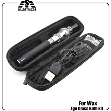 50 шт./партия, эго стеклянная лампочка на молнии восковый вапорайзер ручка стеклянный шар распылитель DHL FREDEX электронная сигарета стартовый набор