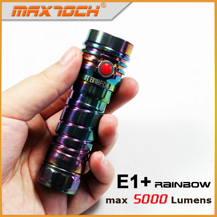 MAXTOCH Rainbow E1 + 5000лм бесступенчатая Функция затемнения магнитное дно клипса с