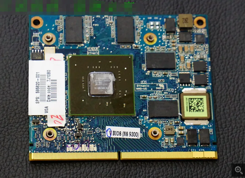 

N V I D I A Quadro FX 880M FX880M GDDR3 1GB Graphics Video Card for H P EliteBook 8540W 8540P Mobile Workstation Laptop Case