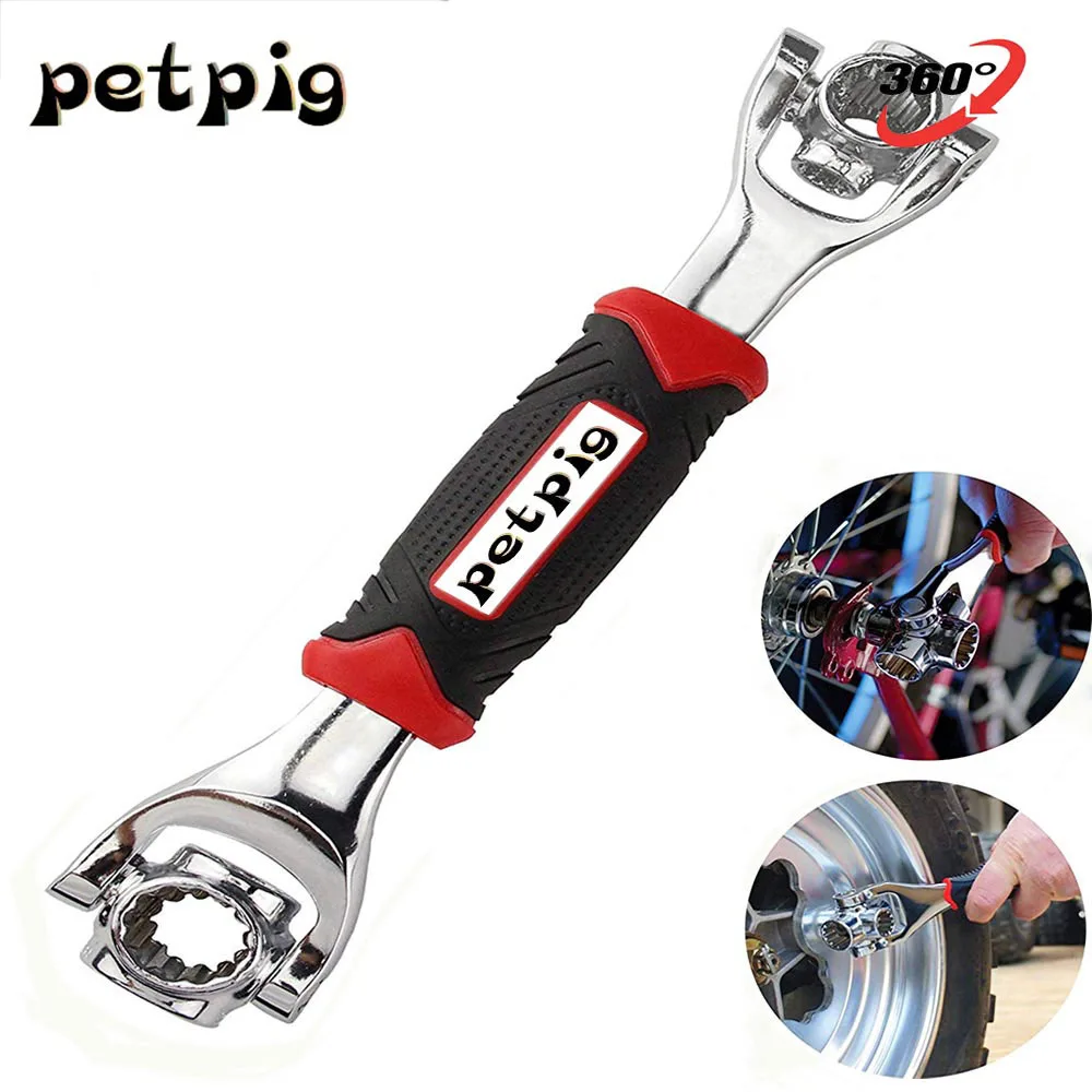 Автомобильные инструменты Petpig, торцевой ключ 48 в 1, инструменты, универсальный гаечный ключ, шлицевые болты, ремонтные инструменты, велосипедный торцевой ключ, динамометрические ключи - Цвет: A