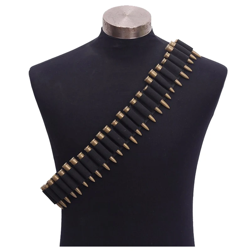 

Hunting Bullet Holder Tactical Belt Airsoft 25 Rounds Shot Pistol Shell Bandolier Bullet Cartridges