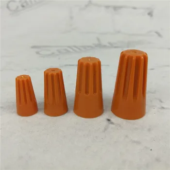 

100pcs/lot connect wire cup plastic cable hat lighting accessories plastic cable grips copper connector wire clips plastic hat
