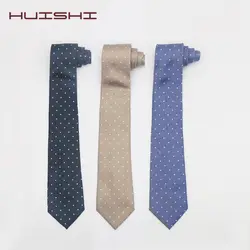 Мода горошек Для мужчин галстук галстуки из полиэстера для нежной Для мужчин