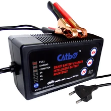 CATBO 6 V/12 V 2A/4A/6A Carro Carregador de Bateria, Carregador de Bateria automático Inteligente, manutenção & Desulfator para Baterias de Chumbo Ácido
