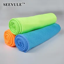 1 шт. SEEYULE микрофибра Ромб Стиль Автомойка Полотенце детальный чистящий ткань удаление пыли грязи для автомобиля дома окно стол