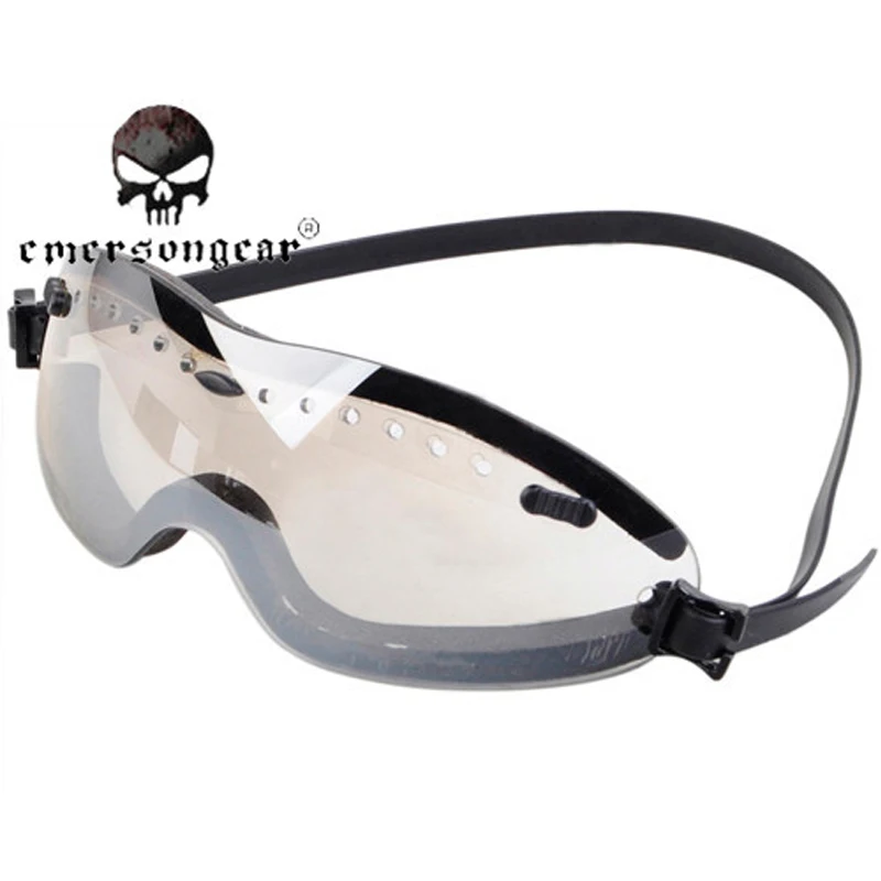 TransparentEmersongear Tactical Glasses Gear Motorcycle Windproof BOOGIE Regulator Goggle Outdoor Hiking Hunting Men Military Airsoft Tool