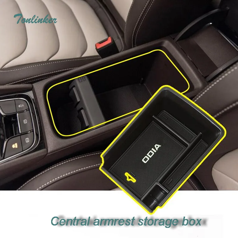 Tonlinker Cover Stickers for SKODA KODIAQ 2017 18 font b Car b font Styling 1 PCS