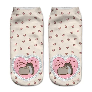 

Santa Claus expression print socks women