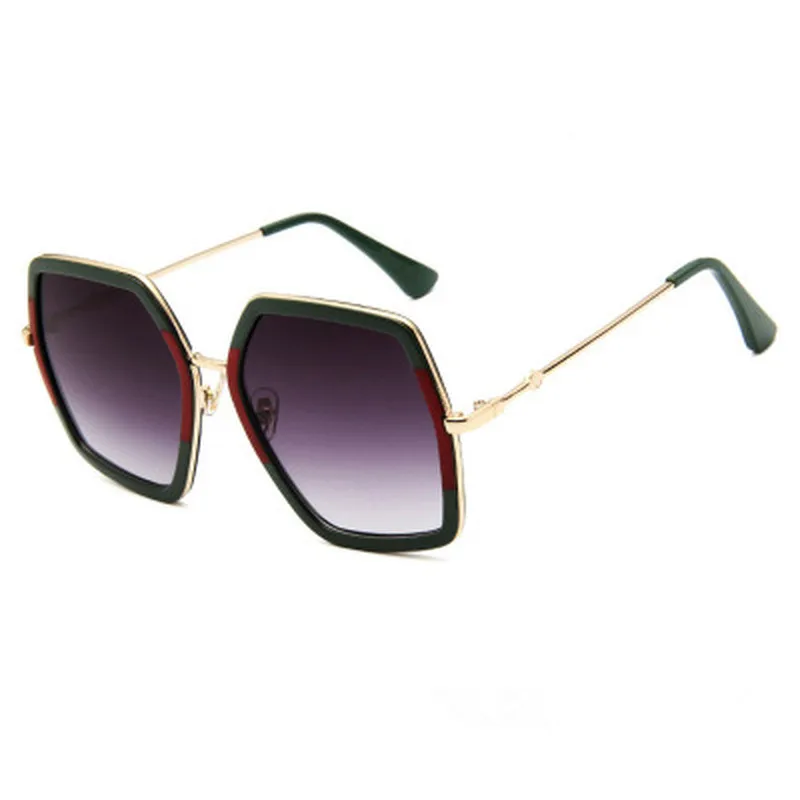 

Square Luxury Sun Glasses Brand Designer Ladies Oversized Crystal Sunglasses Women Big Frame Mirror Sun Glasses For Female