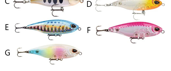 Pencil Lure Floating Topwater Bass Smallmouth Mini Pencils Fishing Lure  4.5cm 2.7g 7pcs Fishing Tackle (8)