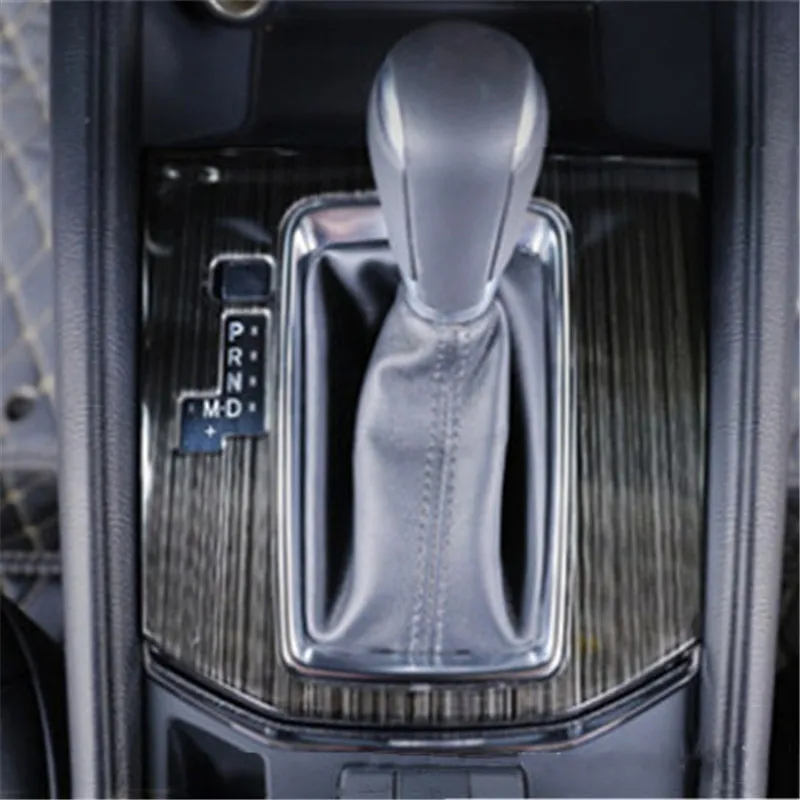 Авто Шестерни Панель Нержавеющая сталь украшения Чехлы для автомобиля MAZDA CX-5 CX5 при автоматической Шестерни коробка стайлинга автомобилей