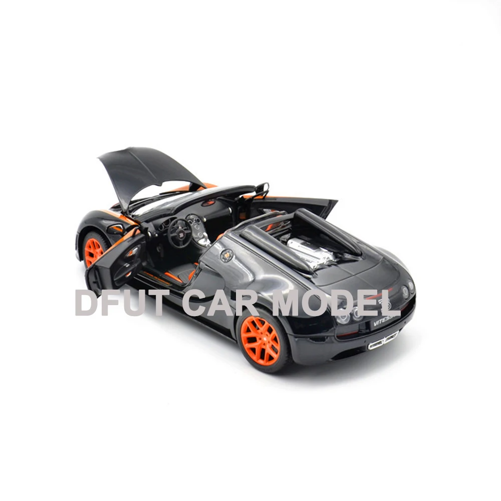 Bugatti сплава автомобиля масштаба 1:18 Veyron 43900 модель Ограниченная серия модель Цвет коробка посылка игрушки для детей Детский подарок