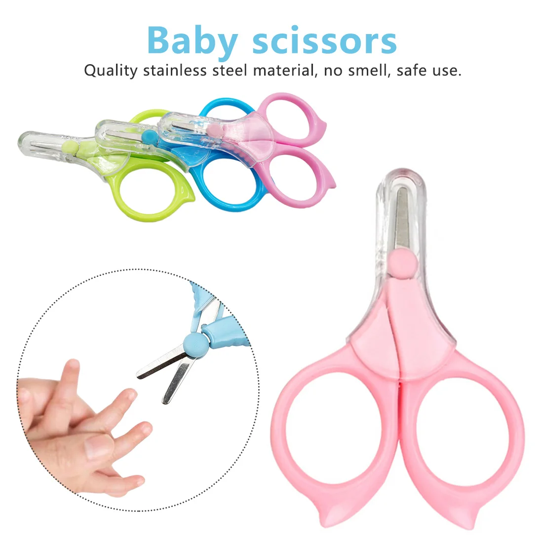 

Manicure Tool Nail Scissor Nail Clippers Scissors Cutter Baby Nail Shell Shear Newborn Baby Convenient Daily