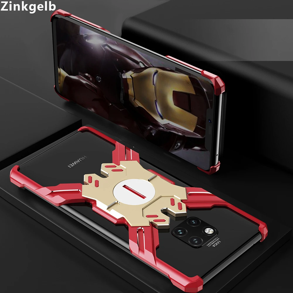 

For Huawei Mate 20 Pro Case Cover Luxury Slim Hard Metal Aluminum Alloy Shockproof Armor Bumper Phone Case for Mate 20 Back Case