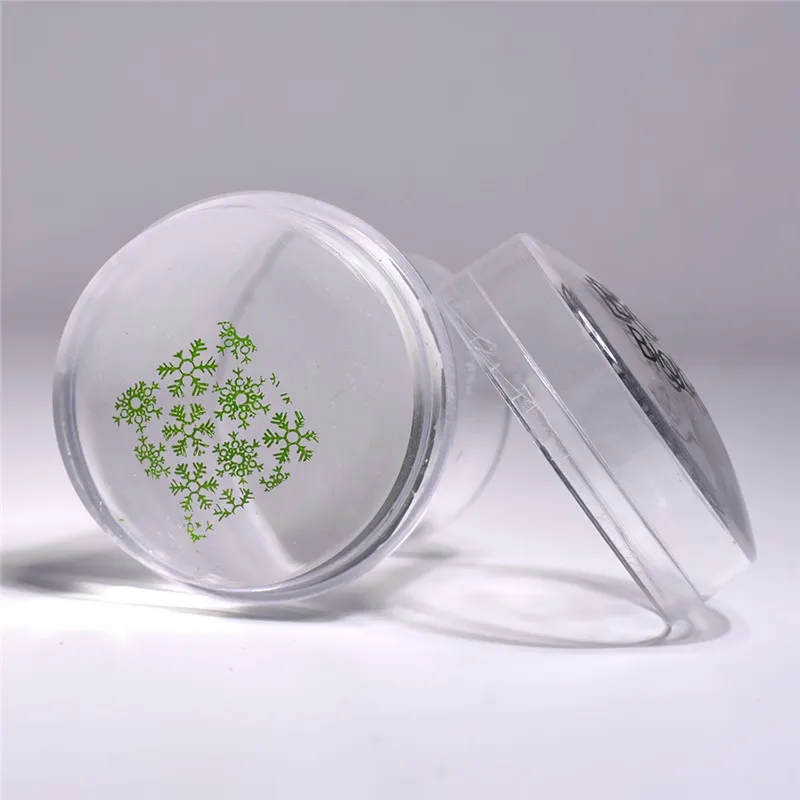 BeautyBigBang 4 см прозрачный дизайн ногтей желе штамп Зефир лак для ногтей, печать инструменты мягкий силиконовый шаблон для ногтей пластина штамп