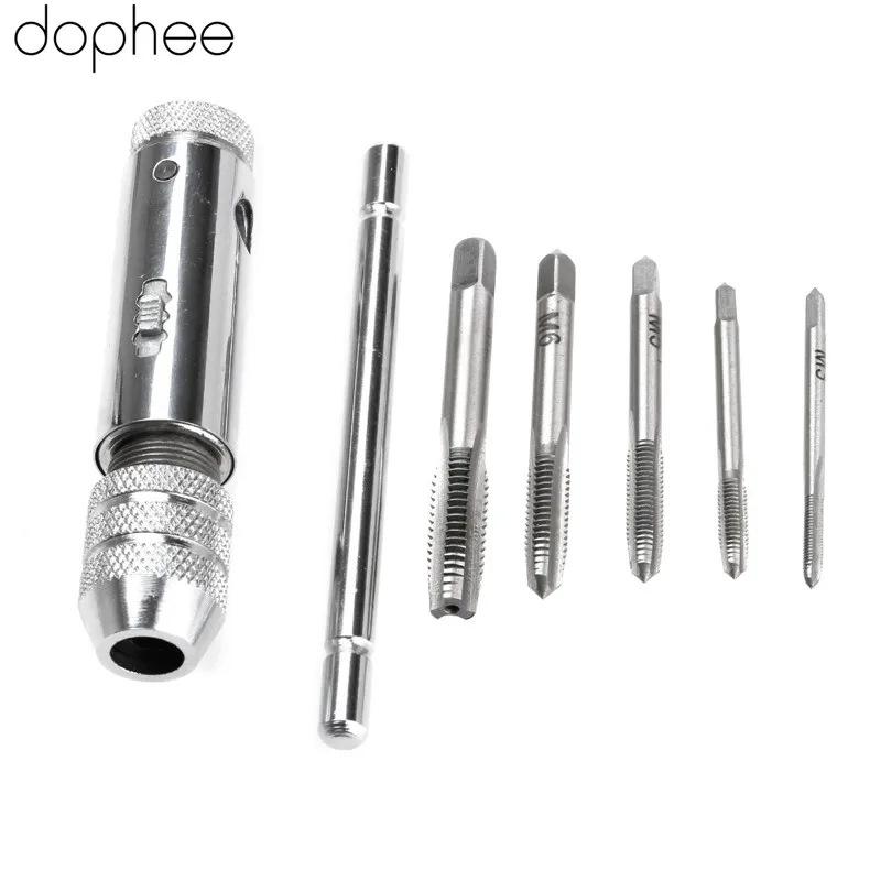 Ключ Трещотка dophee с Т образной ручкой инструмент машиниста + 5 шт. винтов ручной