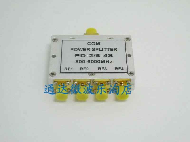 

2-6G RF Power Divider, WIFI, SMA Four, Four Frequency Divider, Distributor, Splitte