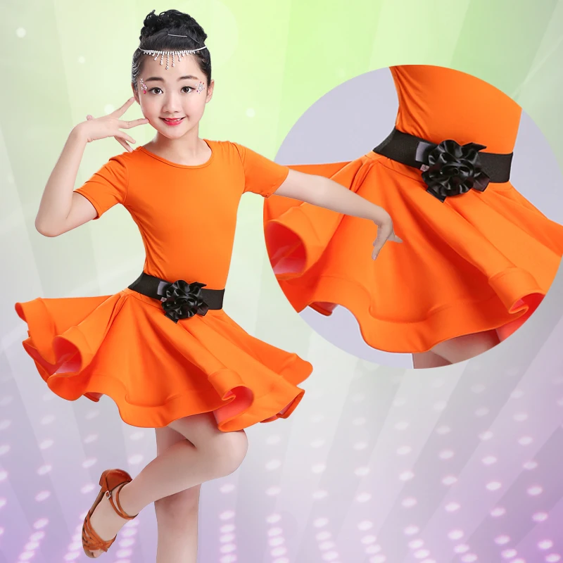 New children 's Latin dance clothes children' s girls Latin dance skirt