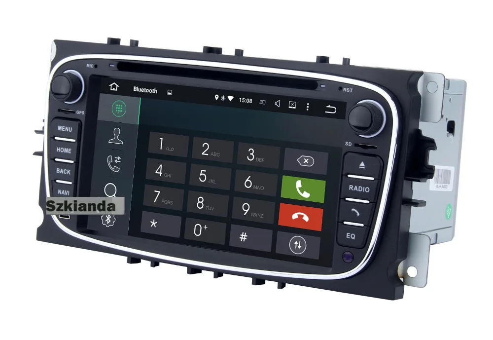 Top 7inch Android 8.0 2Din Car DVD Player For FORD Focus DVD MaAX Mondeo Radio 2Din With 4G Wifi GPS Navi Radio free Map+DVR 21