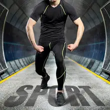 Лосины для бега эластичные дышащие анти-пот быстросохнущие спортивные беговые Фитнес Тренировочные лосины Леггинсы Брюки Новые