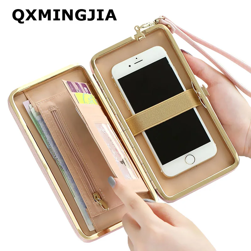 QXMINGJIA длинные женские кошельки с кроликом кожаные покупки большая вместительная