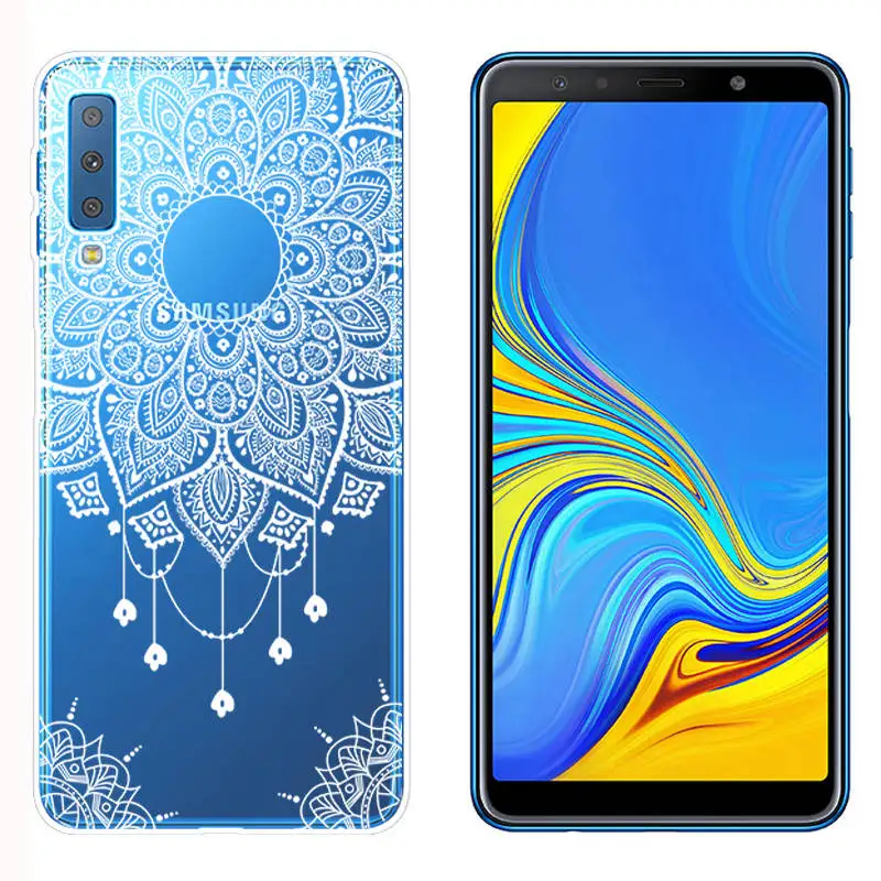 Arvin Silicone Fundas for Samsung Galaxy A7 2018 A5 A8 Plus 2018 Soft TPU Phone Cases FOR Samsung A750F Painted Case for A320 (10)