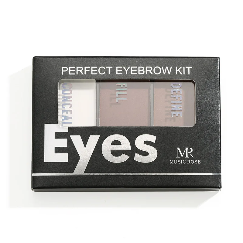 Limited Offer for  3 Colors Eyebrow Powder Waterproof Eyeshadow Highlighter Multi Use Cosmetics Palette OA66
