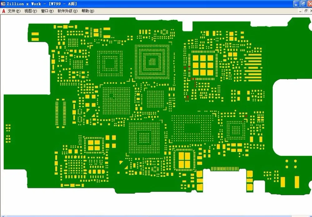 Mobile Cell Phone Pcb Layout Diagram