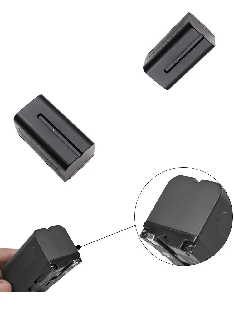 NP F 750A литиевая батарея 4400mAh F750 для светодиодных камер CD50|Аксессуары фотостудии| |