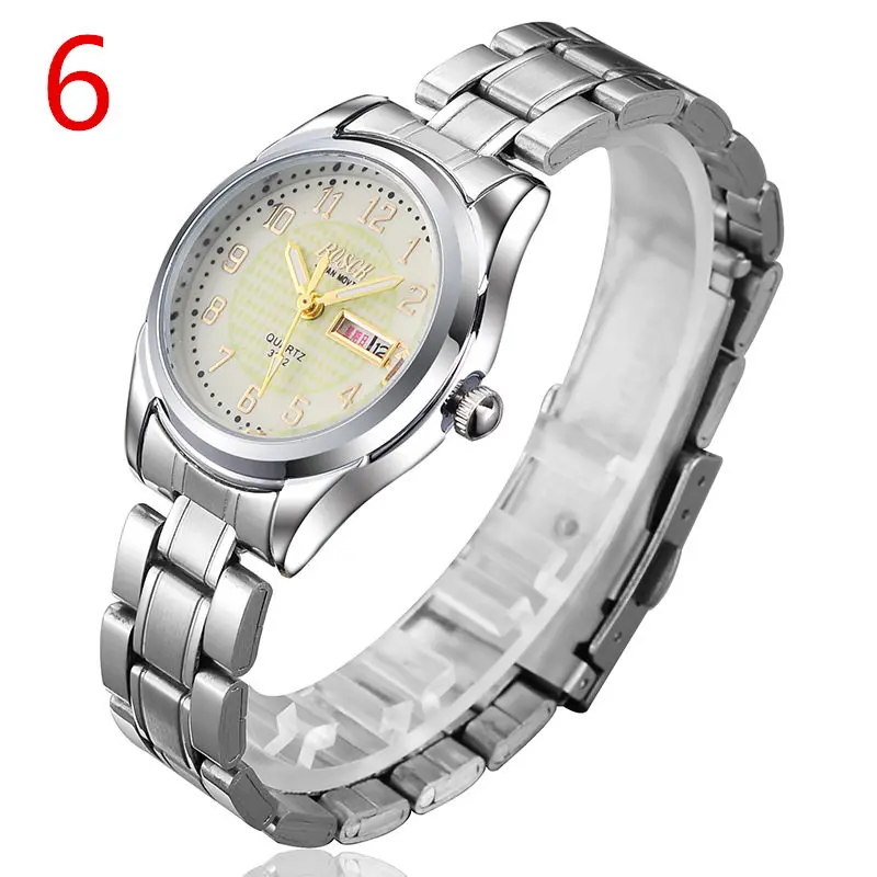 

The elegant and luxurious men's business quartz watch shows a mature man's charm. 19