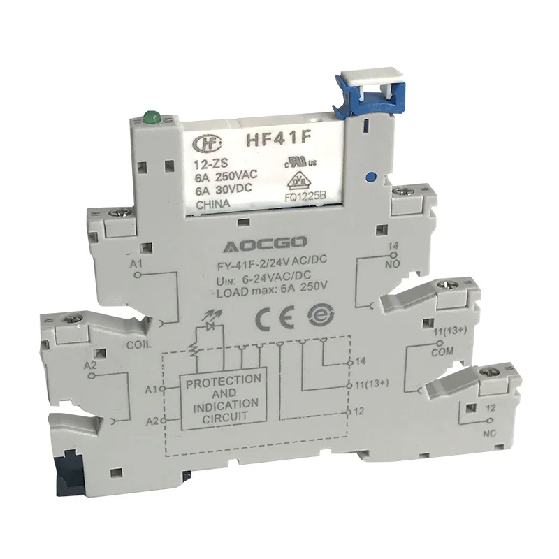 

Slim Relay Mount On Screw Socket with LED and Protection Circuit 12VDC/AC
