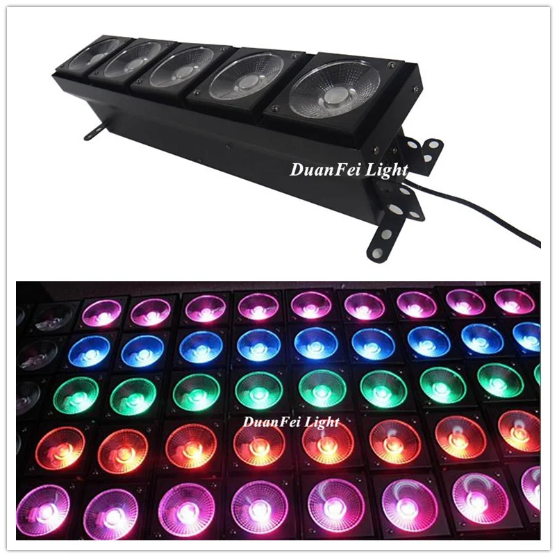 2 шт. 5x30 Вт rgb светодиодный матричный сценический 3-в-1 точечный светильник cob |